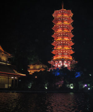 Night view of Guilin