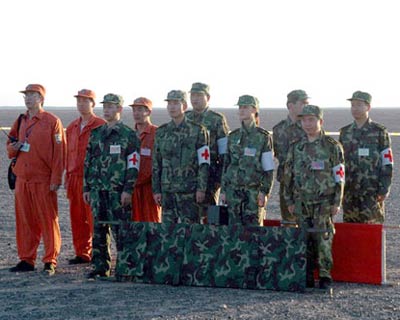 Drill before Shenzhou VI launch