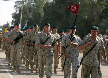 Ukrainian troops leaving Iraq