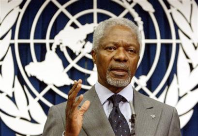 Annan refuses to quit U.N. over report