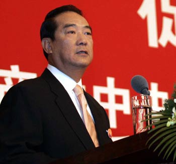 James Soong in Shanghai for forum