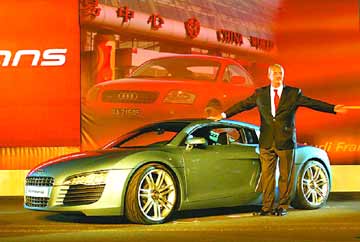 Audi aims to drive away from rivals 