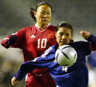 Chinese women's soccer team crowned Asian champions