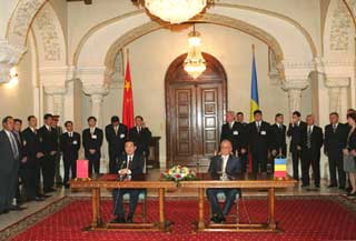 China, Romania friendly partnership