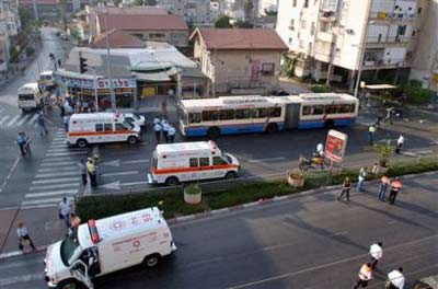 Israeli bus stop blast: one dead, 20 wounded