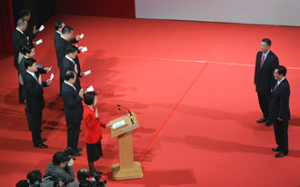 Macao SAR government sworn in