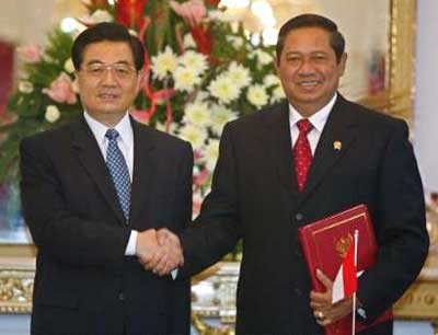 Hu on state visit to Indonesia