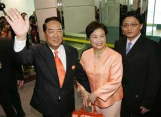 PFP leader leaves Taiwan for mainland