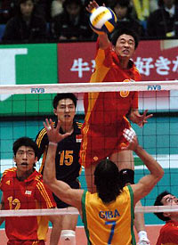 China stunned by Brazil at Champions Cup