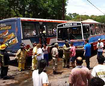 Three children killed in Paraguayan bus collision
