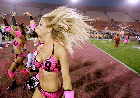 Third annual Lingerie Bowl football game 