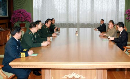 DPRK top leader meets visiting Chinese defense minister