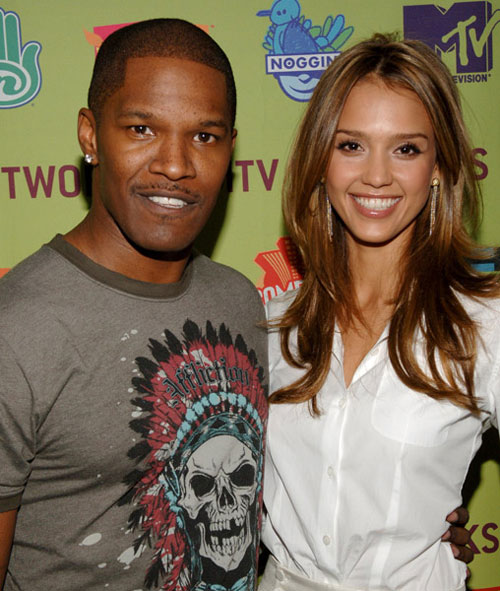 Jessica Alba and Jaime Foxx