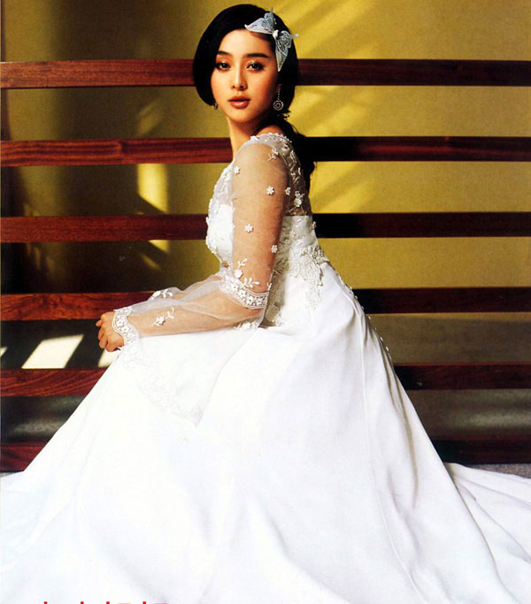 Fan Bingbing in wedding gowns