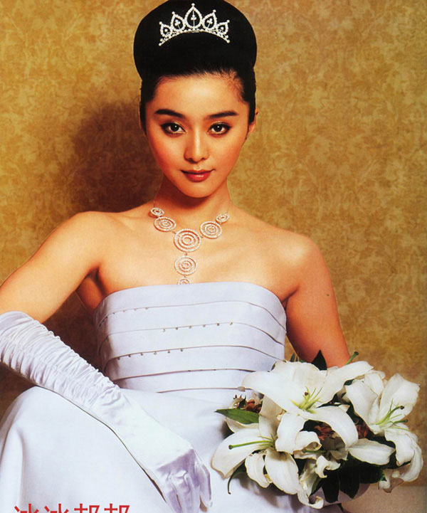 Fan Bingbing in wedding gowns