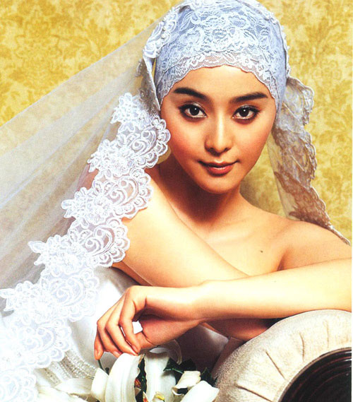 Fan Bingbing in wedding gowns