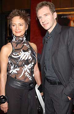 Ralph Fiennes and Francesca Annis