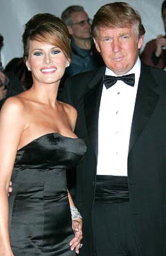 Donald Trump and Melania Knauss