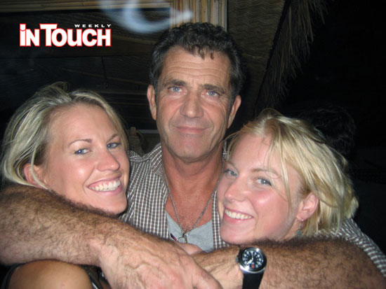 Mel Gibson at Moonshadows restaurant hours prior to his arrest on DUI charges