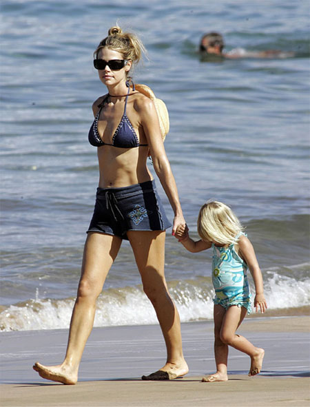 Denise Richards and her beautiful daughter