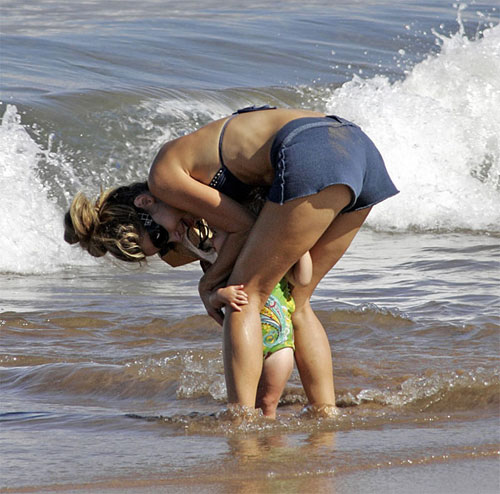 Denise Richards and her beautiful daughter