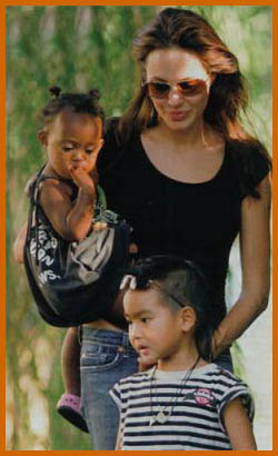 The very first Jolie-Pitt family photo