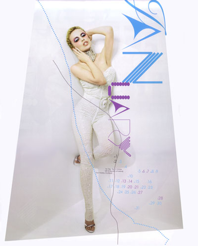 Kylie Minogue 2007 calendar Pictures