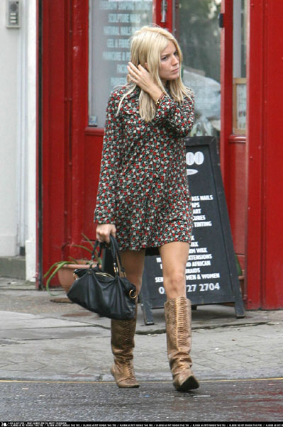 Sienna Miller and Jude Law out and about in Notting Hill