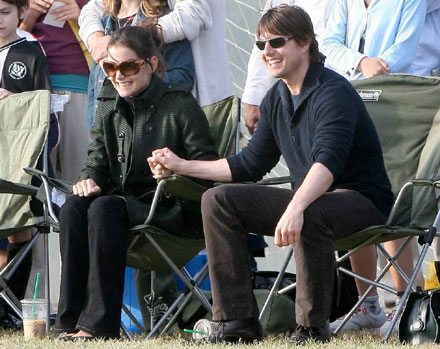 Tom and Katie take soccer sidelines