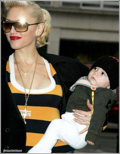 Gwen Stefani and Kingston make the rounds