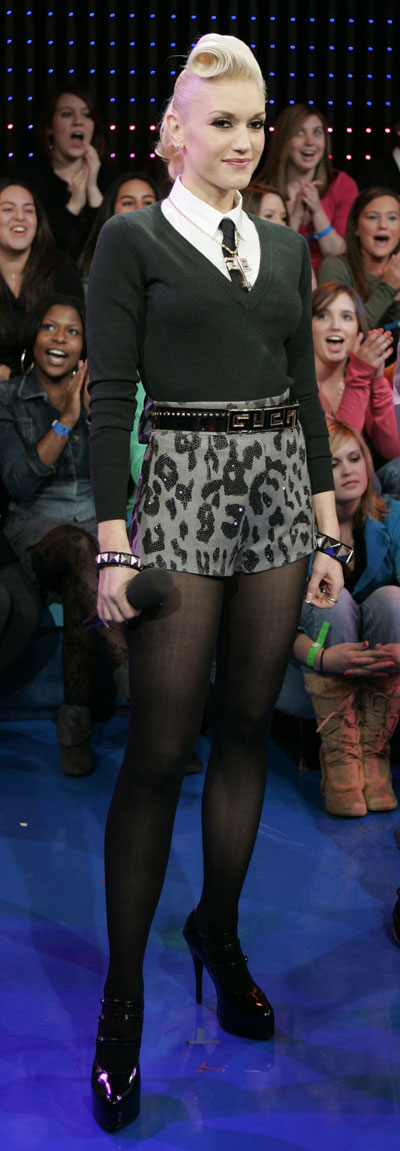 Gwen Stefani at MTV's 'Total Request Live' show