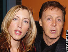 Paul McCartney and Heather Mills