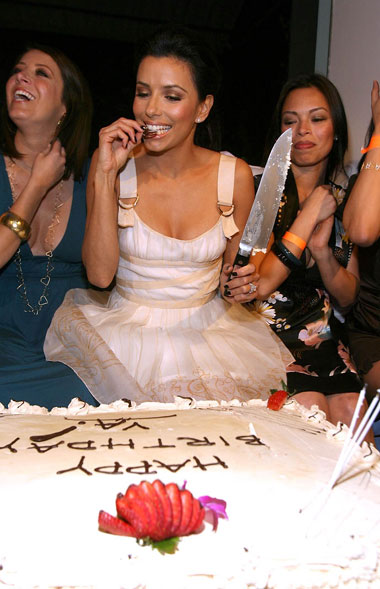 Eva Longoria celebrates her 32th birthday