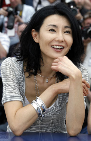 Maggie Cheung arrives for 60th Cannes Film Festival