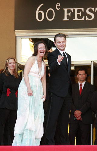 Leonardo DiCaprio arrives for gala screening of 