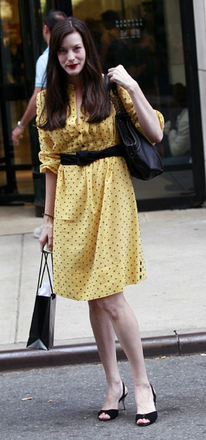 Liv Tyler shops at Barneys