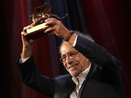 Director Monte Hellman receives the Special Lion at 67th Venice Film Festival