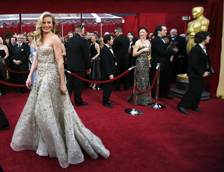 Cameron Diaz at the 82nd Academy Awards