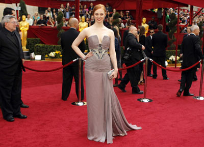 Deborah Ann Woll arrives at the 82nd Academy Awards