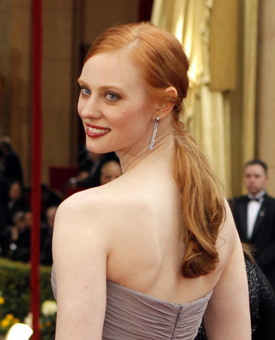 Deborah Ann Woll arrives at the 82nd Academy Awards