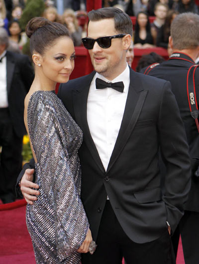 Nicole Richie with her fiance Joel Madden at the 82nd Academy Awards