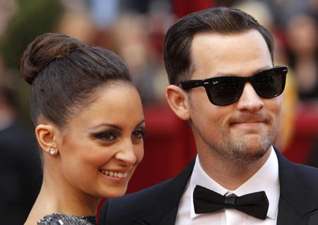 Nicole Richie with her fiance Joel Madden at the 82nd Academy Awards