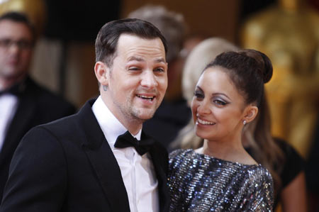 Nicole Richie with her fiance Joel Madden at the 82nd Academy Awards