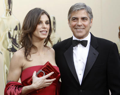 George Clooney with his girlfriend at the 82nd Academy Awards