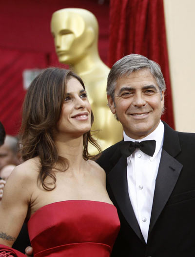 George Clooney with his girlfriend at the 82nd Academy Awards