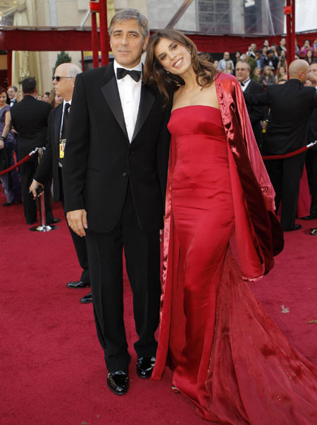 George Clooney with his girlfriend at the 82nd Academy Awards