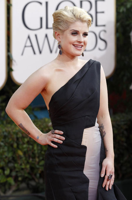 Singer Kelly Osbourne at the 68th annual Golden Globe Awards in Beverly Hills