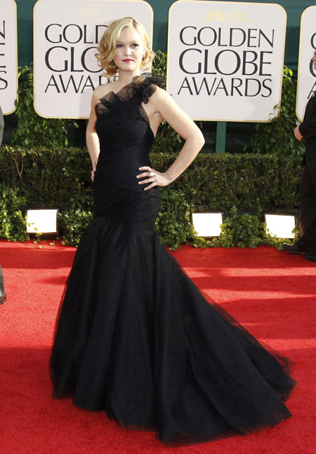 Julia Stiles at 68th annual Golden Globes Awards