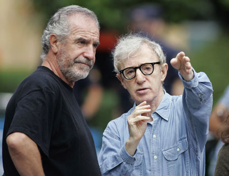 Woody Allen and Scarlett in Oviedo for new film