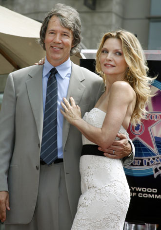 Michelle Pfeiffer is honoured with a star on the Hollywood Walk of Fame